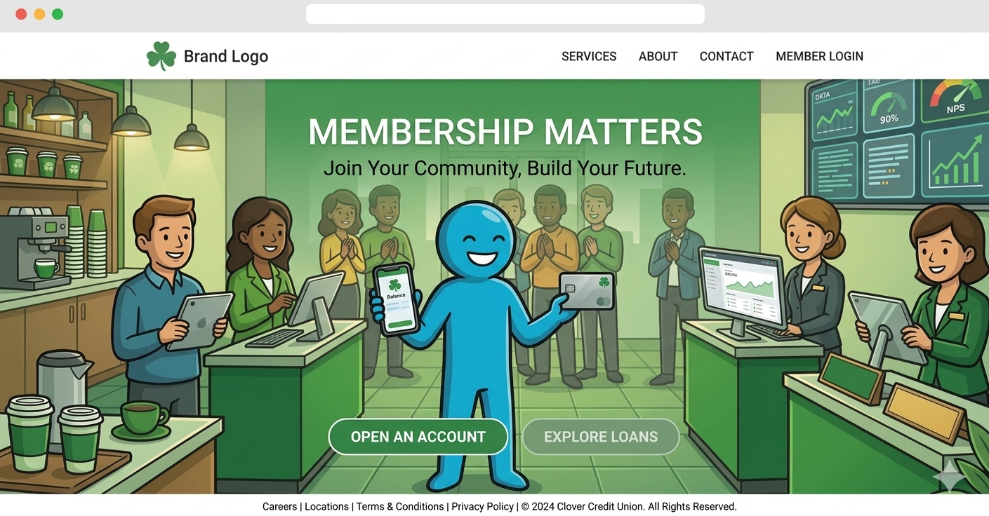 Credit Union Website Design: Stop Hoping for Luck, Start Building for Growth.